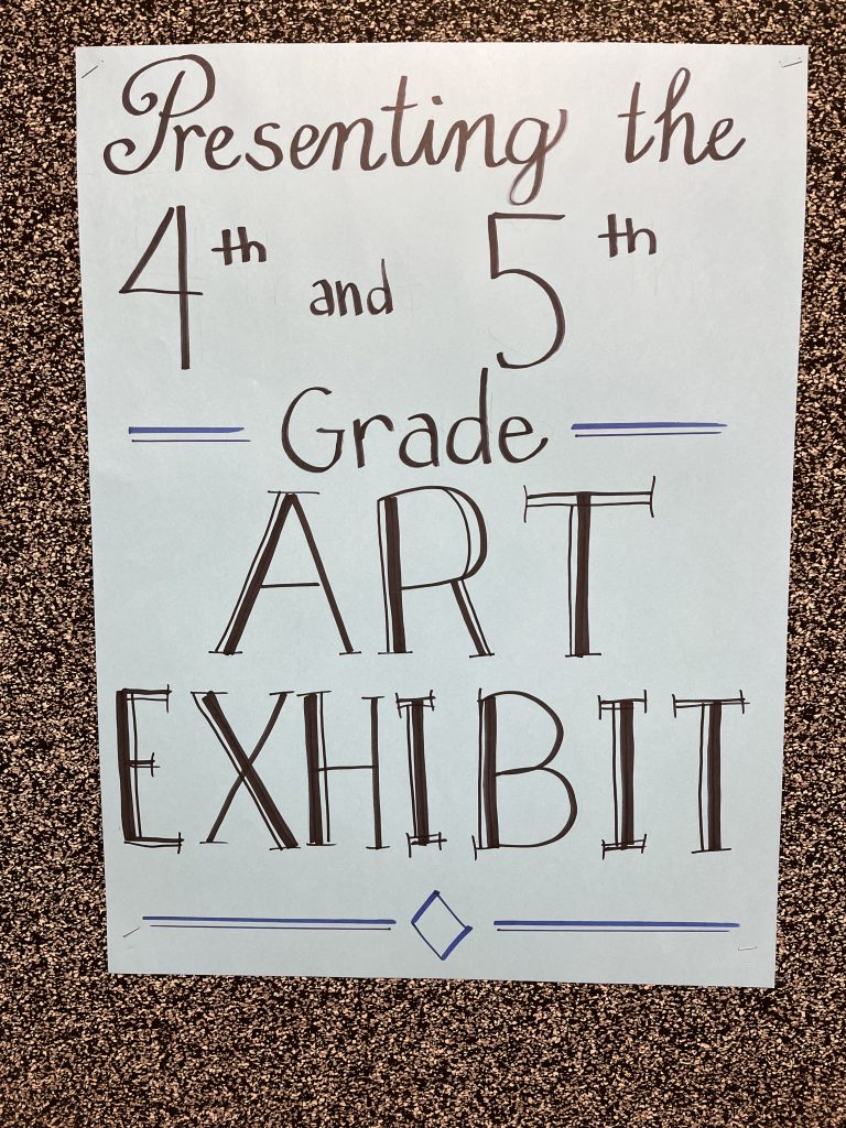 4th and 5th grade art exhibit