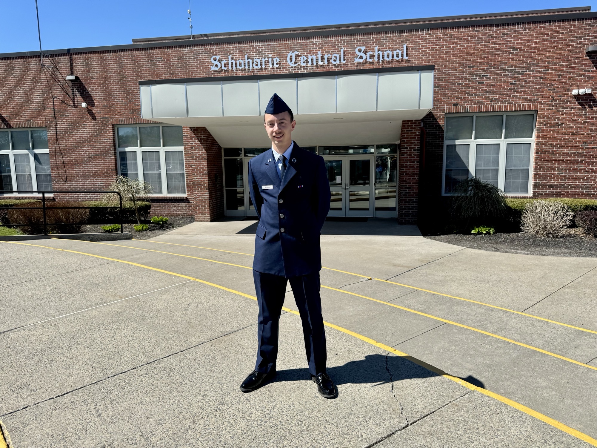 2020 Graduate Returns to Talk About Air Force Experiences Schoharie