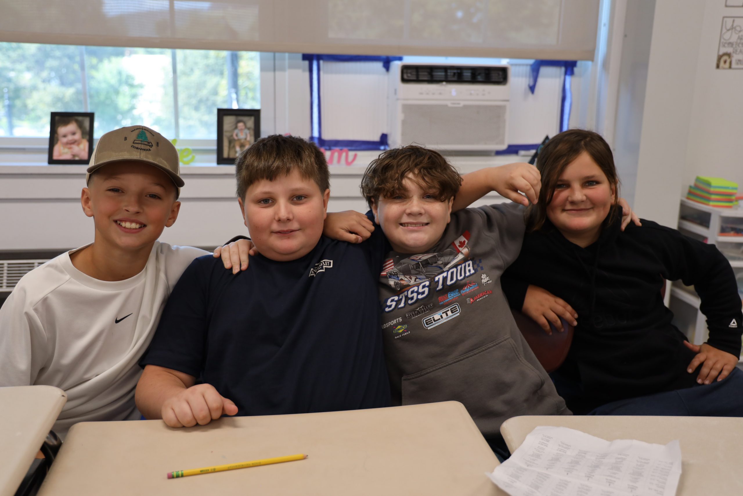 Four students