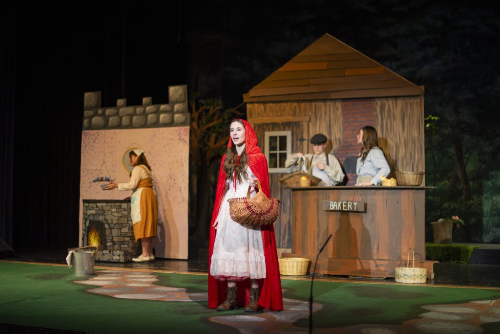 little red riding hood on stage