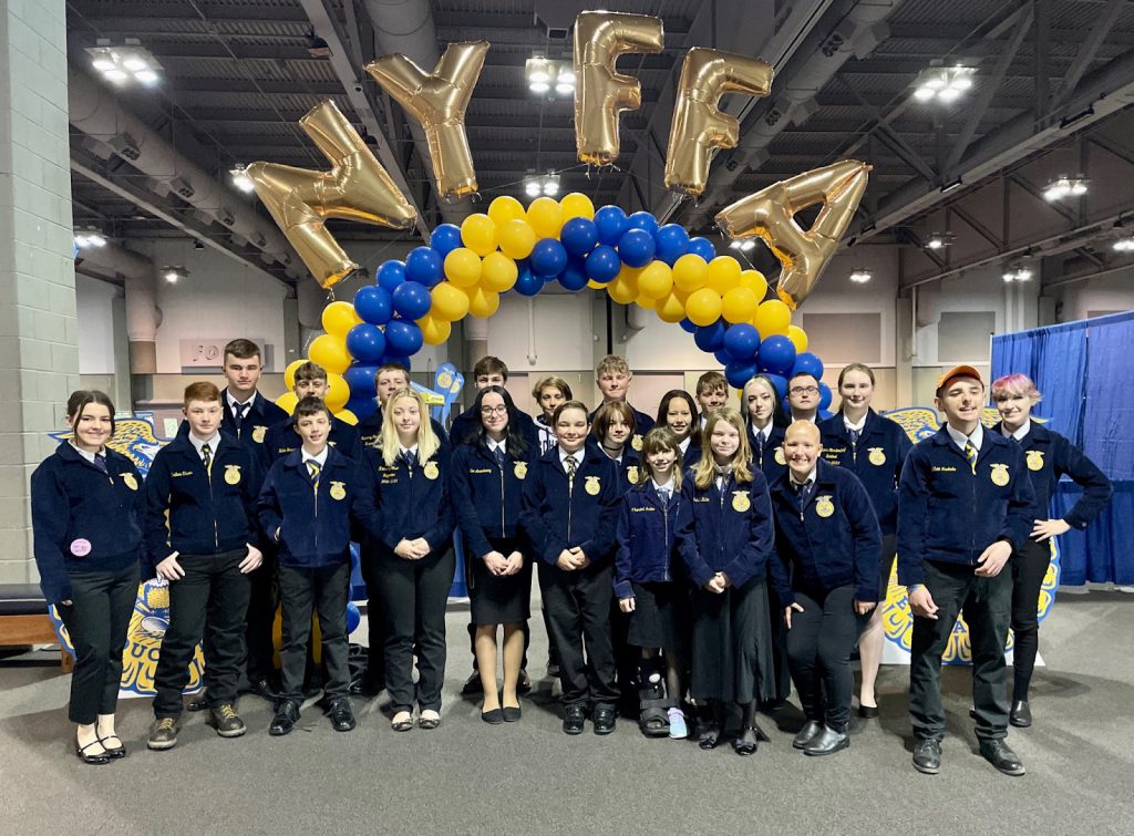 An FFA chapter stands