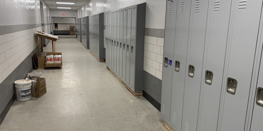 New lockers are seen