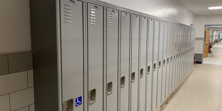 New lockers are seen